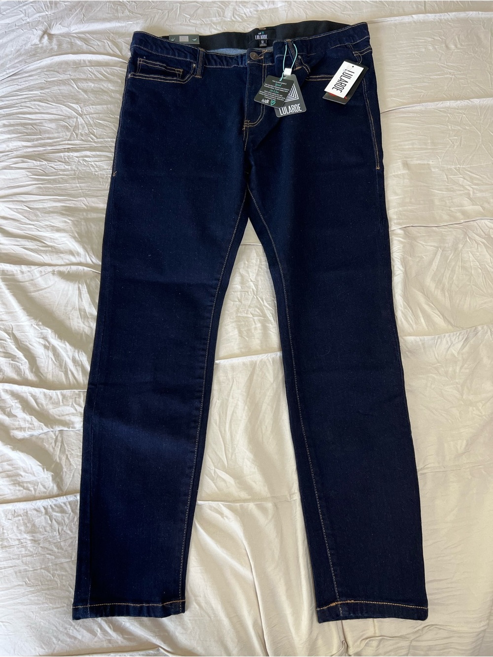 Dark Wash Stretch Skinny Jeans